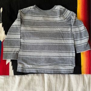 Cat & Jack Gray Striped Kids Shirt